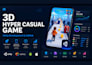 developer a 3d hyper casual mobile game development in unity with admob